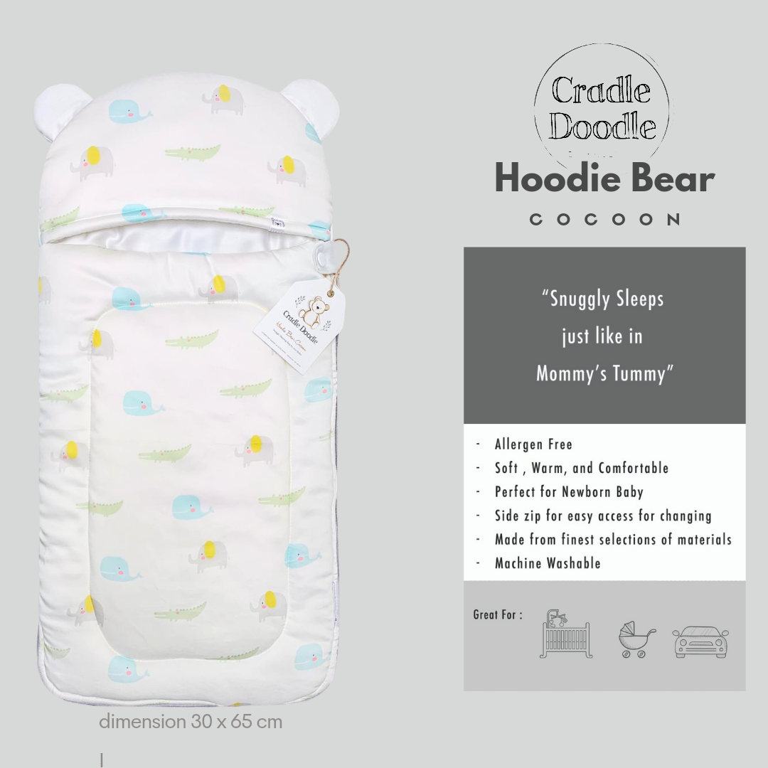 Hoodie Bear Cocoon - Animal