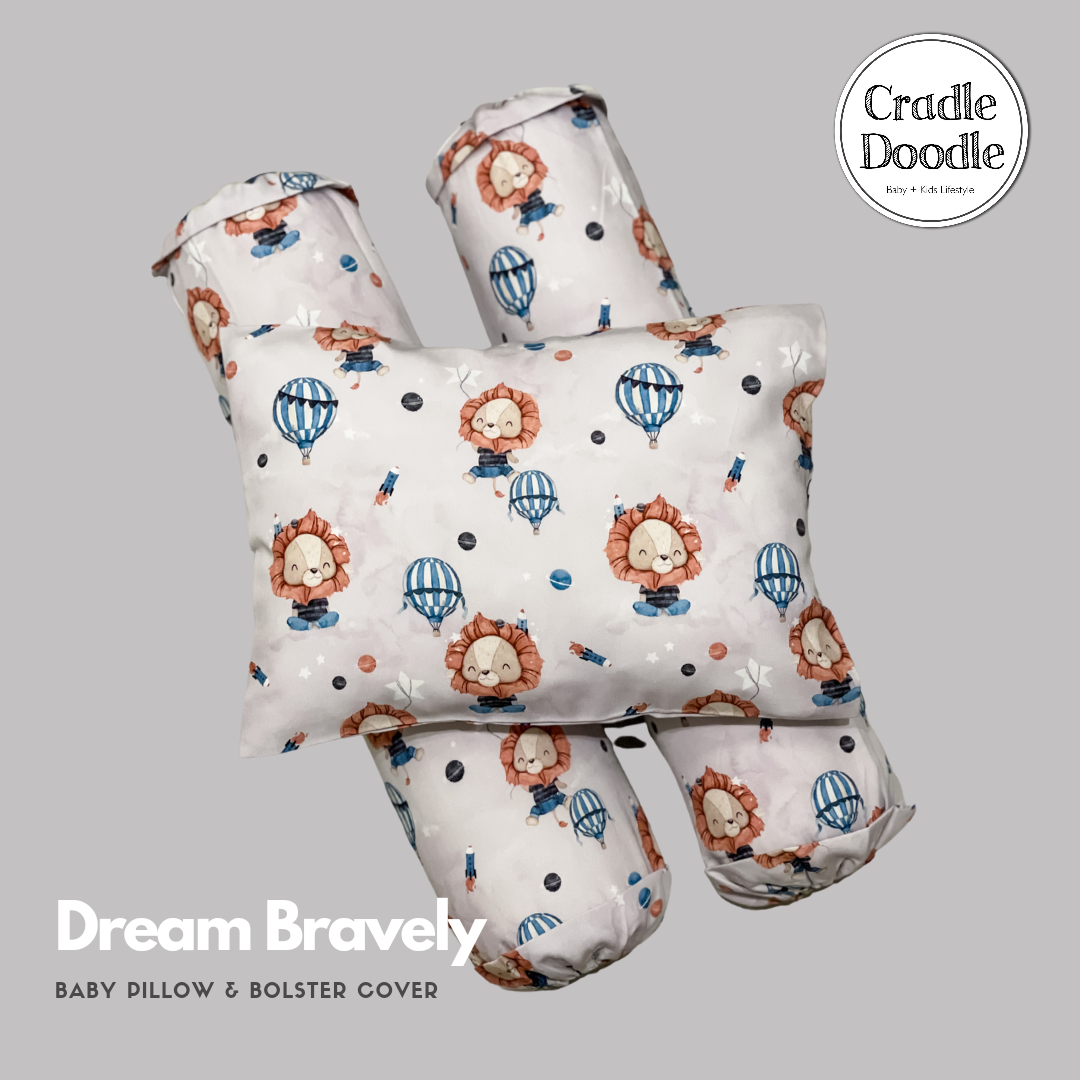Dream Bravely Cover Pillow