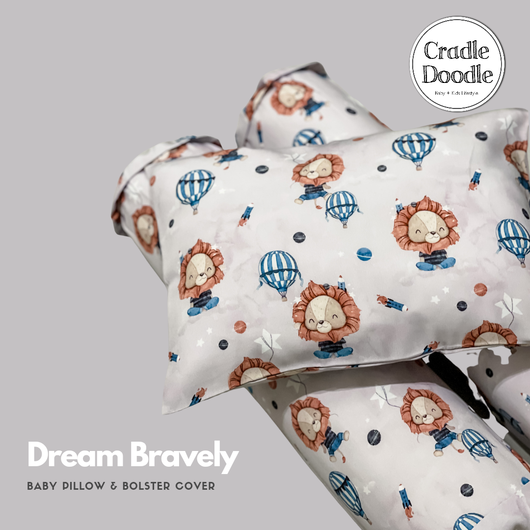 Dream Bravely Cover Pillow