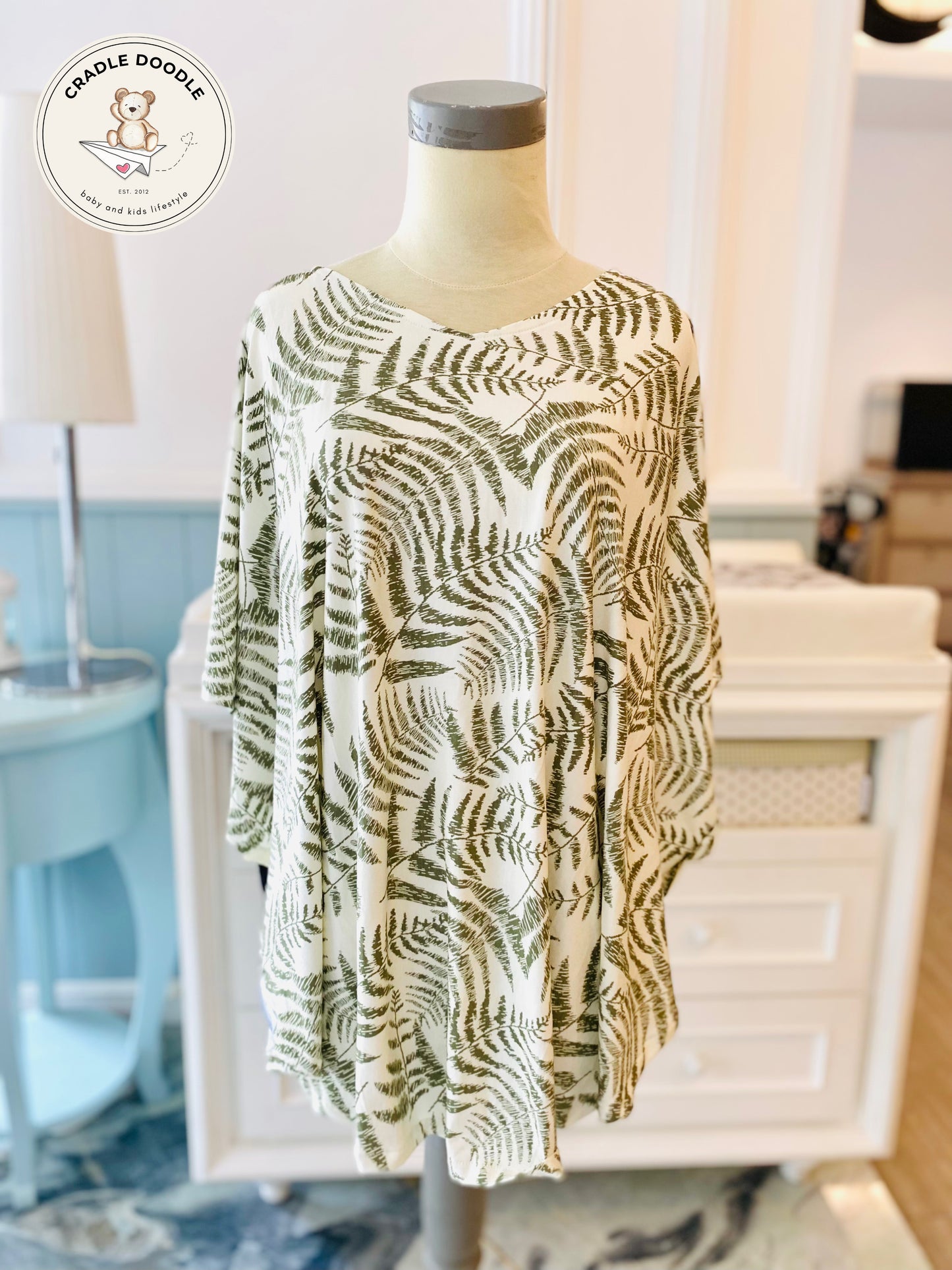 Nursing Cover Poncho_Leaf