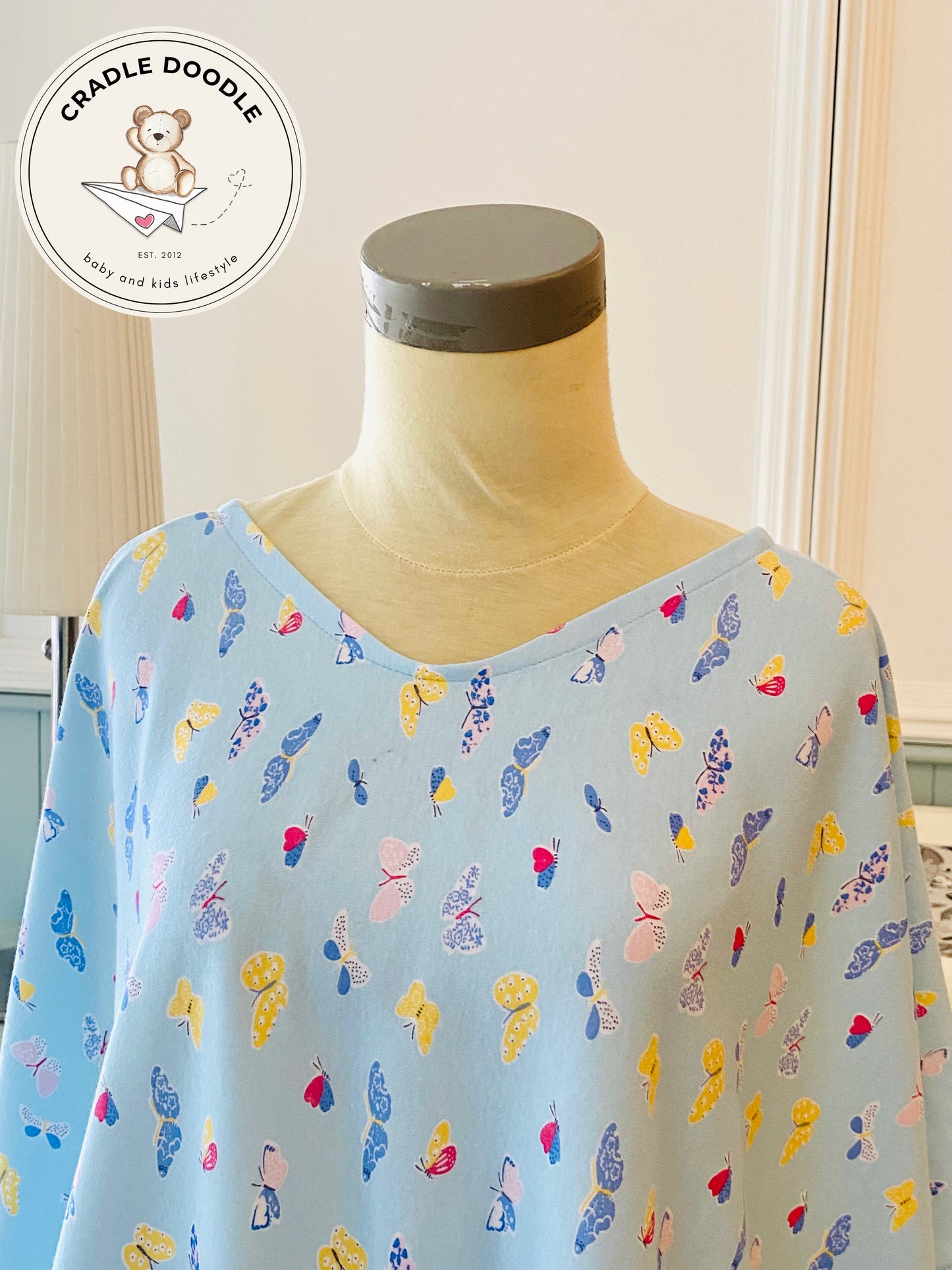 Nursing Cover Poncho_Butterfly