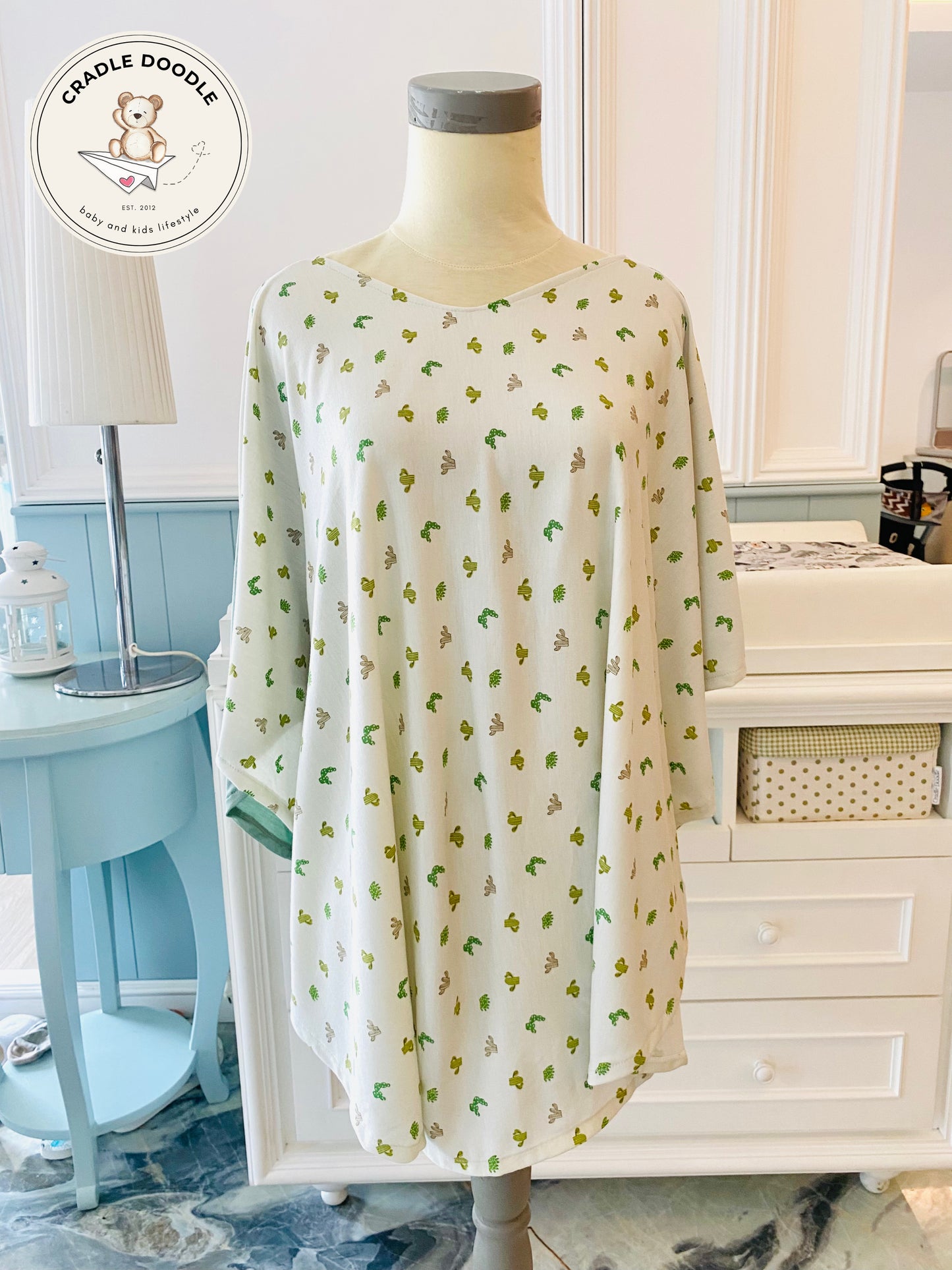 Nursing Cover Poncho_Cactus