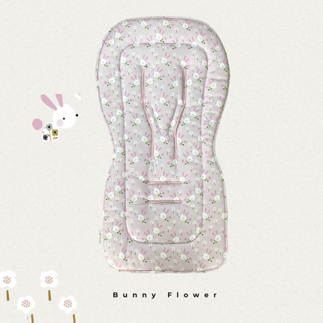 Stroller Liners - Bunny Flowers