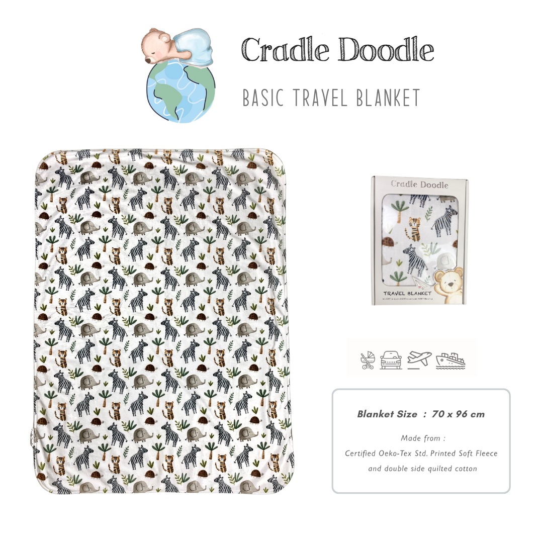 Trv Fleece -Jungle Friends