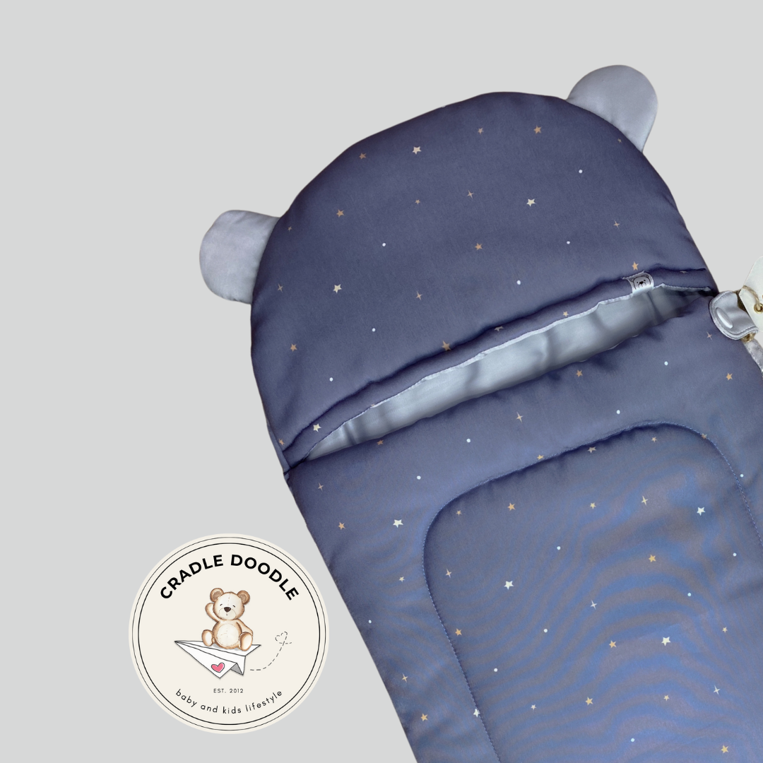 Hoodie Bear Cocoon - Night Stars