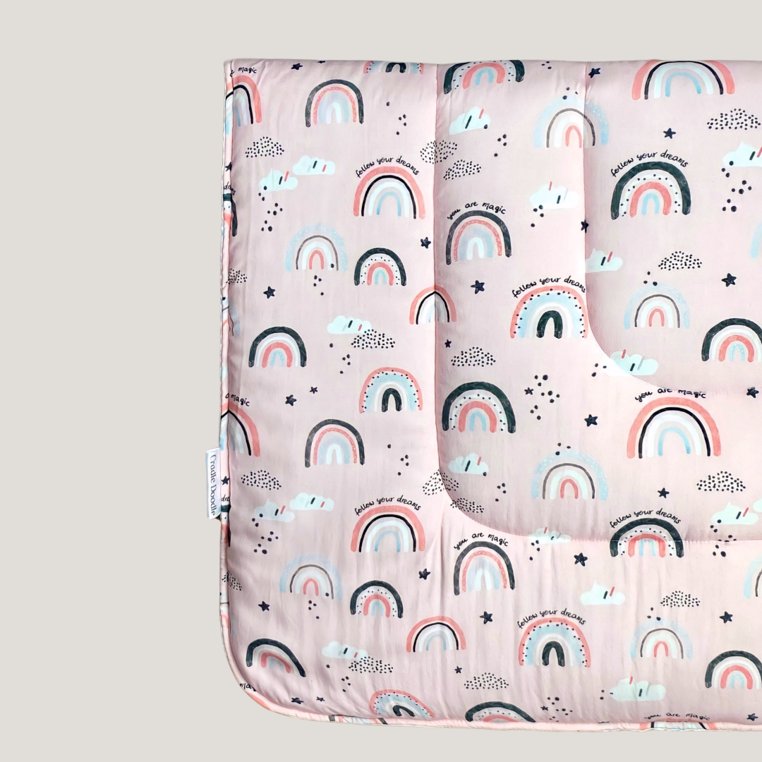 Pink Rainbow Blanket