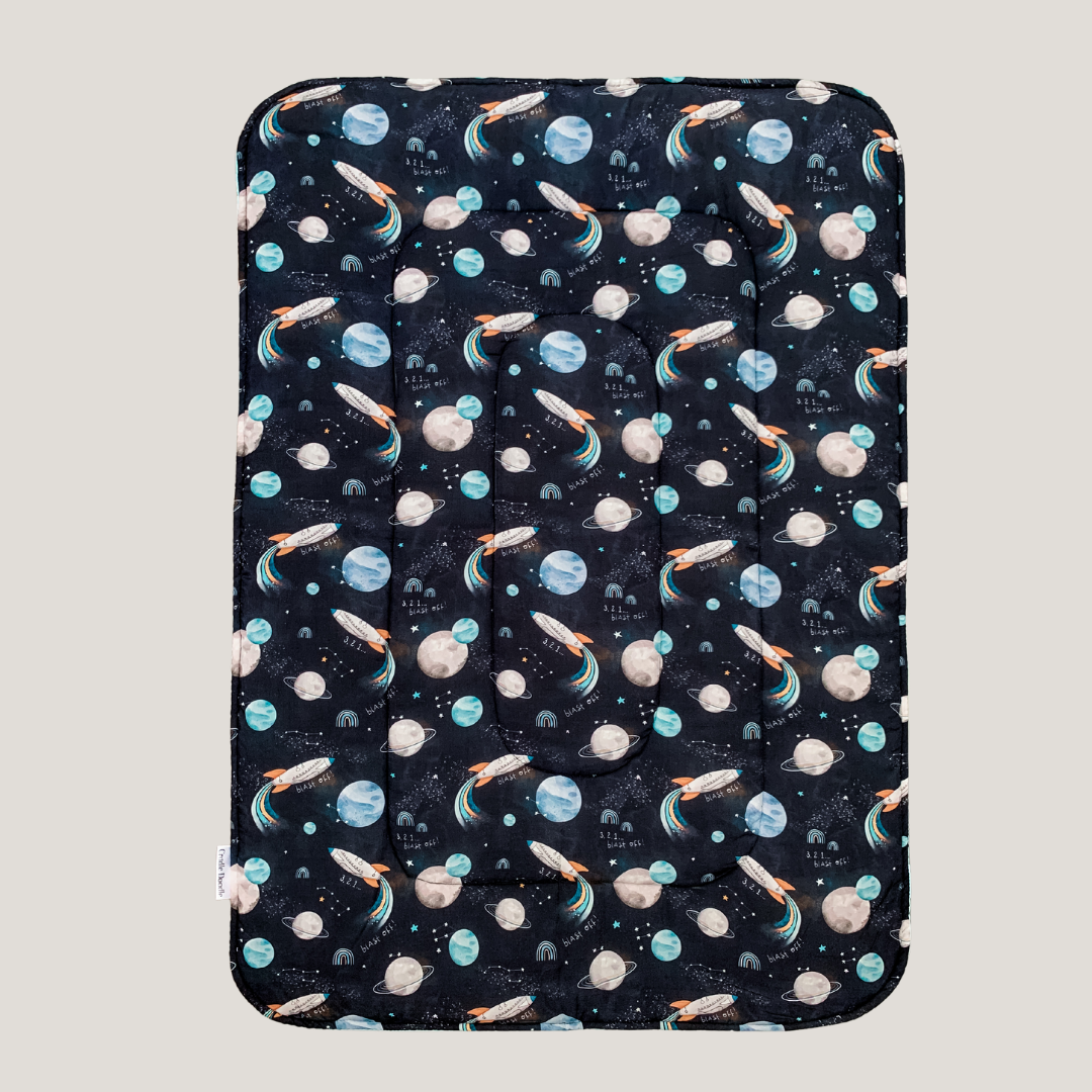 Blast Off Blanket in Navy
