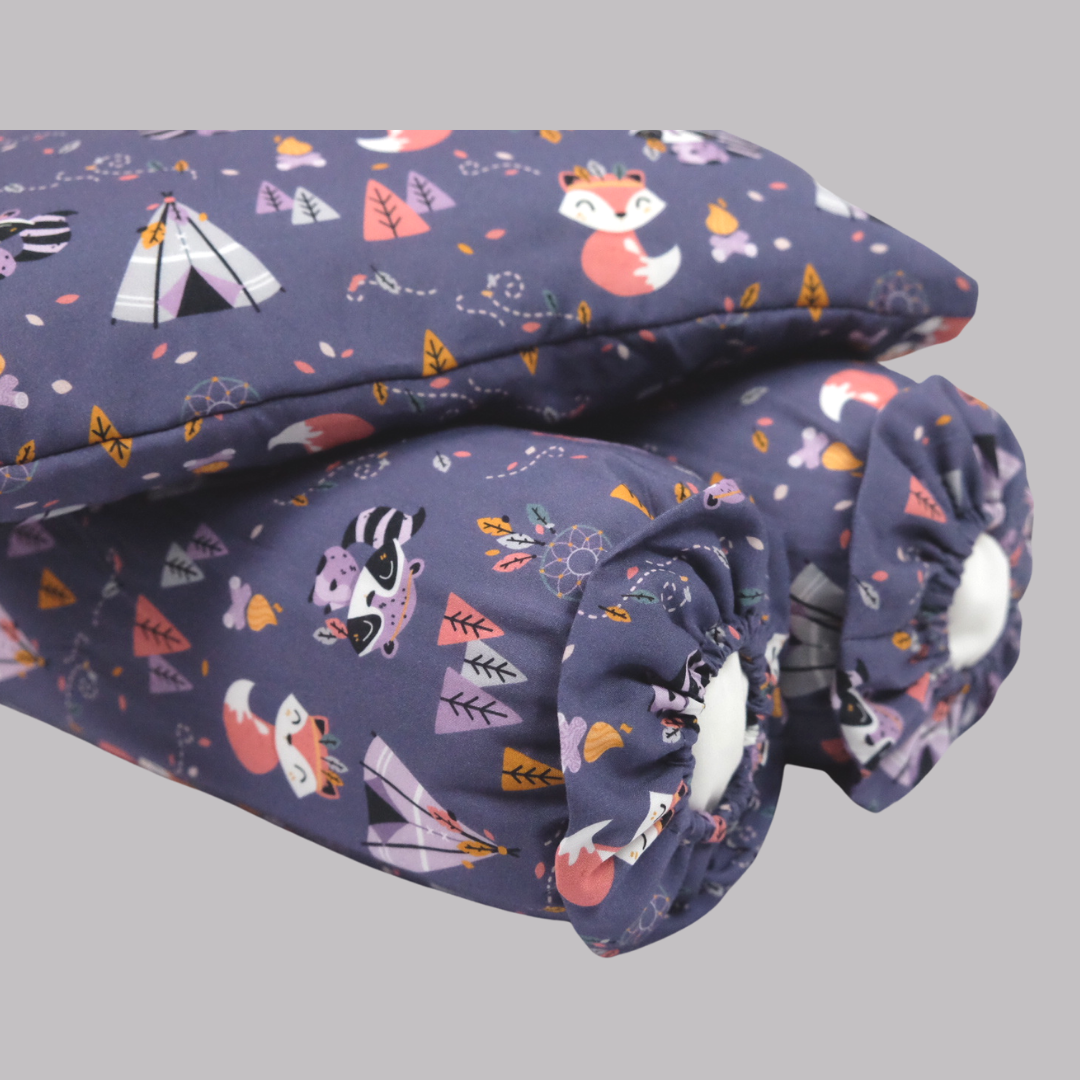 Colors of The Wind Cover Pillow in Navy