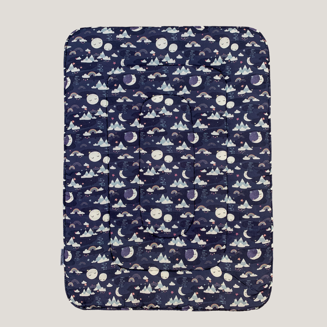 Moon Blanket in Navy