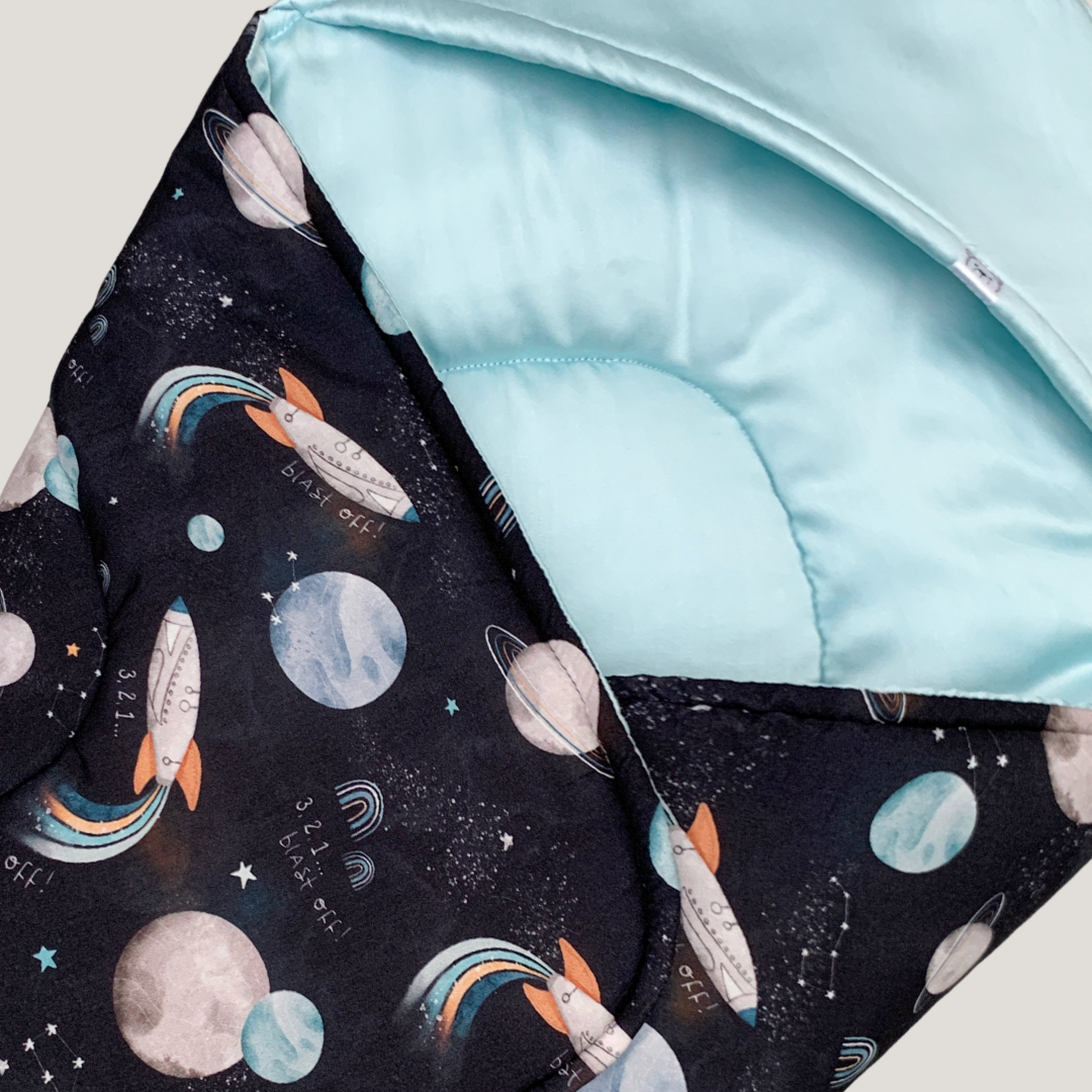 Blast Off Blanket in Navy