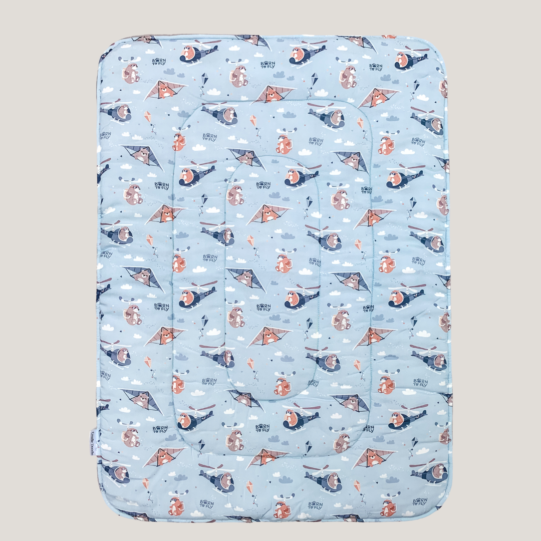Born To Fly Blanket in Blue