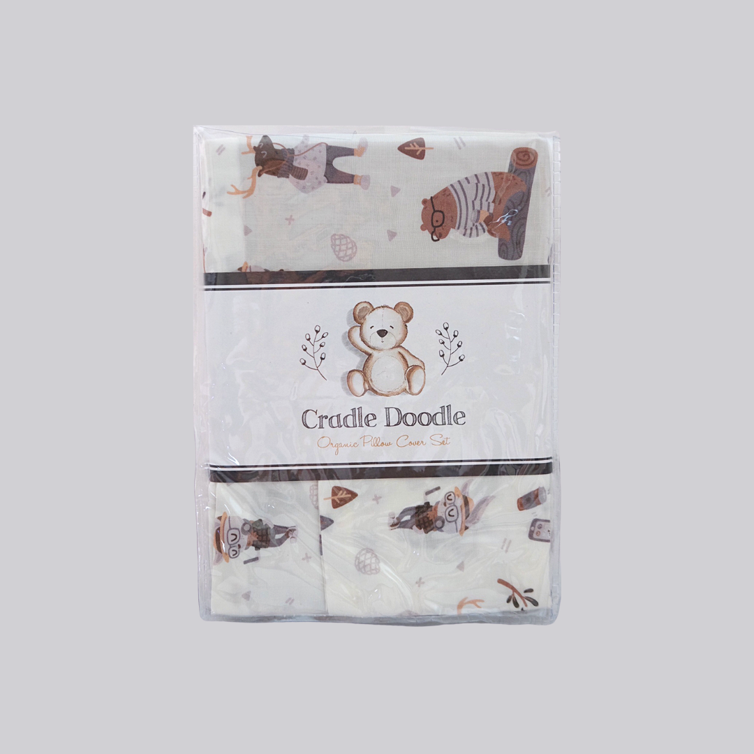 Hipster Woodland Cover Pillow