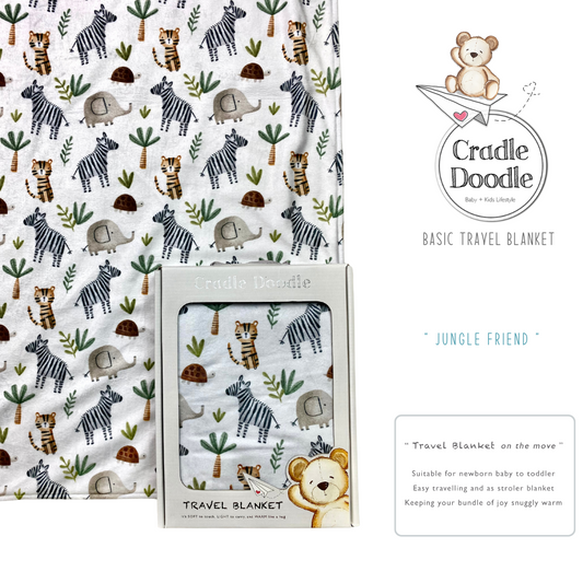 Trv Fleece -Jungle Friends