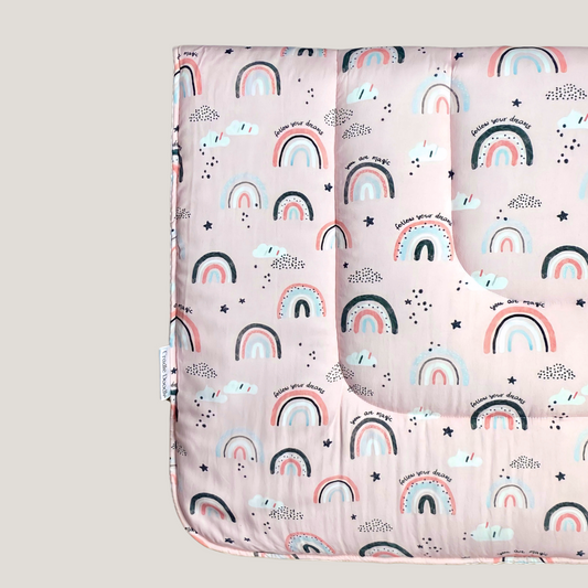 Pink Rainbow Blanket