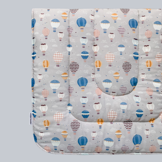 Hot Air Balloon Blanket in Blue